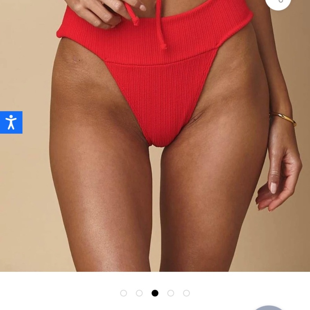 Montce Tamarindo Bikini Bottoms- Crimson